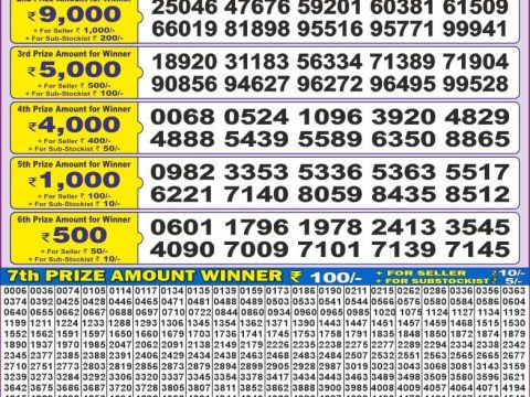 Today Lottery Sambad
