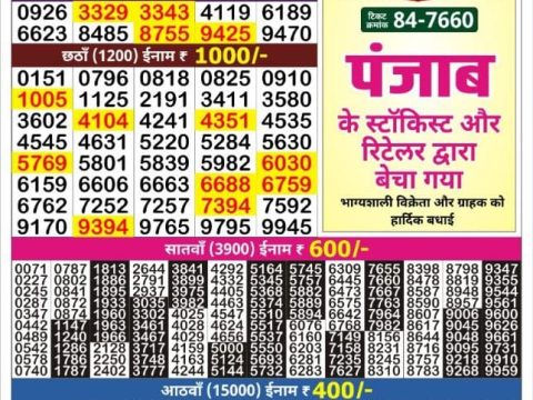 Today Lottery Sambad