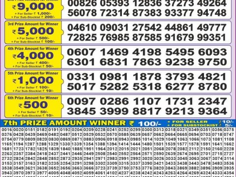 Today Lottery Sambad